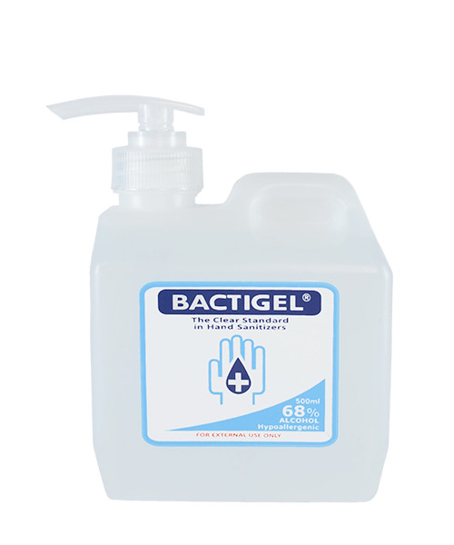 BACTIGEL Hand Sanitizing Gel with 68% Ethyl Alcohol 500mL Pump