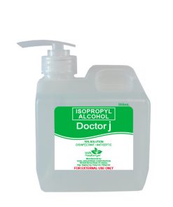 DOCTOR J 70% Isopropyl Rubbing Alcohol 500mL Pump
